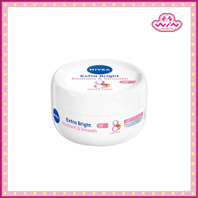 Nivea นีเวีย เอ็กซ์ตร้า ไบรท์ เรเดียนท์ แอนด์ สมูท ครีม 100 มล.
