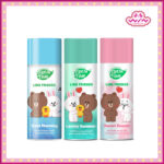 FreshTime x LINE FRIENDS เฟรชไทม์ สเปรย์น้ำหอมปรับอากาศ น้ำหอมปรับอากาศ หอม สะอาด สดชื่น สเปรย์ดับกลิ่น 3 กลิ่น ขนาด 450 มล.