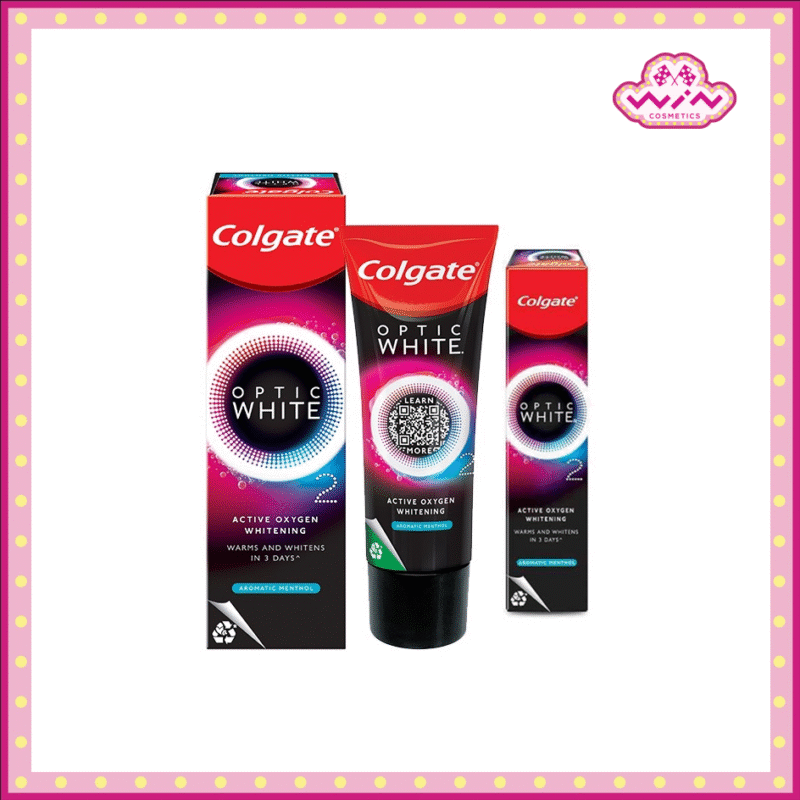 Colgate คอลเกต ยาสีฟัน อ๊อพติค ไวท์ โอทู อะโรมาติก เมนทอล ยาสีฟันสูตรฟันขาว