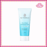 NU FORMULA นู ฟอร์มูล่า พอร์ ดีพ แคลริฟายอิ้ง โฟม 150 กรัม  โฟมน้ำแร่อนุภาคเล็ก ฟองเนียนละเอียดนุ่ม ทำความสะอาดล้ำลึก ช่วยคุมมัน จัดการสิว