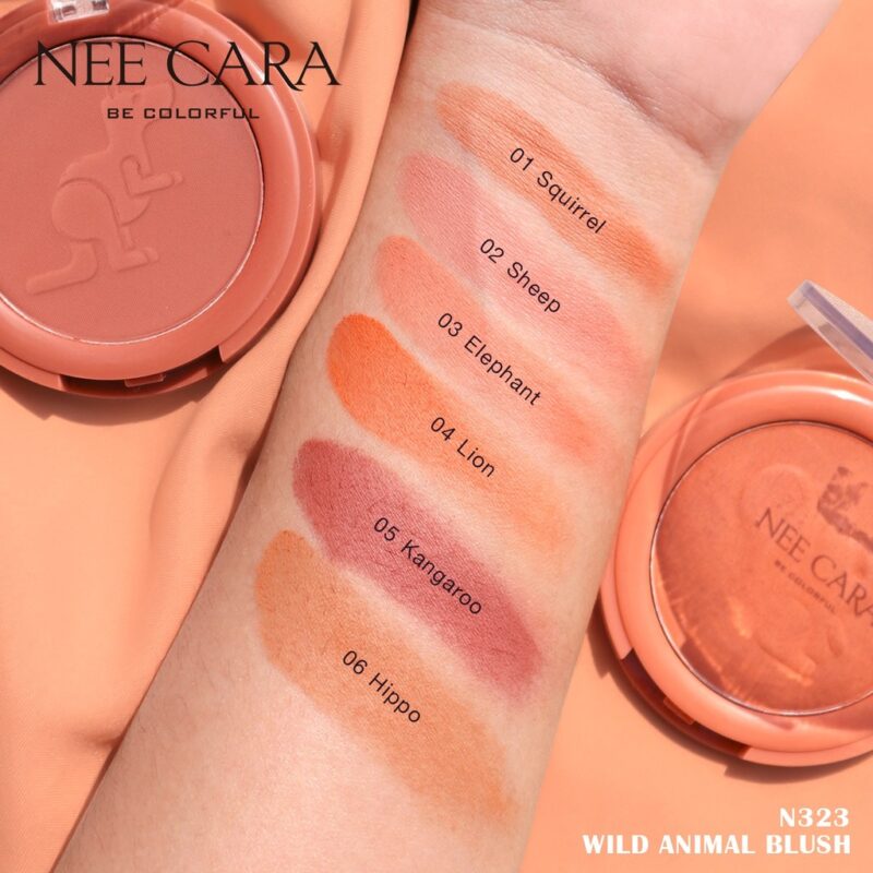 Nee Cara นีคาร่า บี คัลเลอร์ฟูล ไวลด์ แอนิมอล บลัช 8 กรัม
