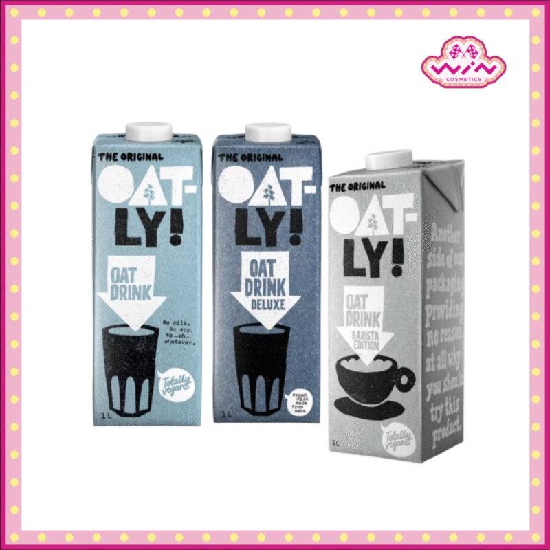 Oatly Oat Drink โอ๊ตลี่ โอ๊ต ดริ้งค์ เครื่องดื่ม น้ำนมข้าวโอ๊ต 1 ลิตร รสชาติกลมกล่อม เข้มข้น หอมมัน