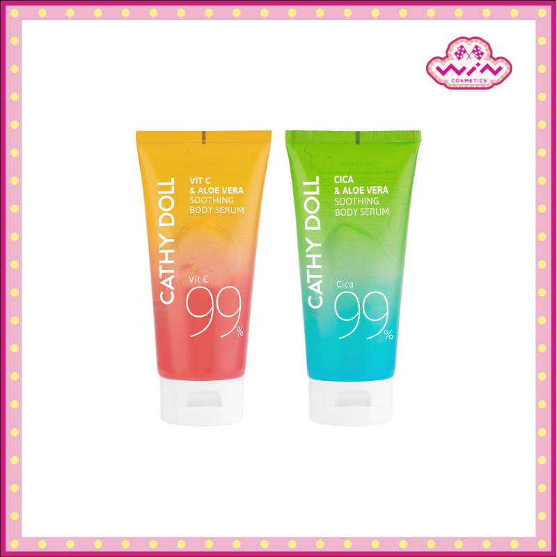 Cathy Doll เคที่ดอลล์ ซิก้าแอนด์อโลเวร่า_วิตซีแอนด์อโลเวร่า ซูทติ้ง บอดี้ เซรั่ม 175 กรัม