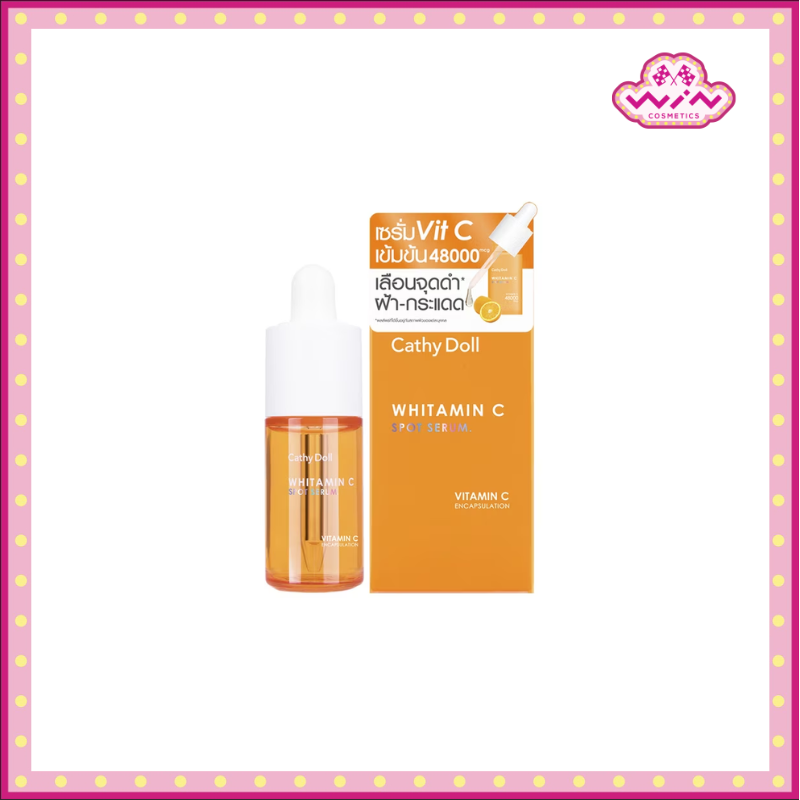 Cathy Doll เคที่ดอลล์ ไวท์ทามินซี สปอท เซรั่ม เซรั่มวิตามินซีเข้มข้น 30 มล