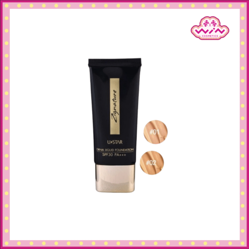 Ustar Zignature DRNA Liquid Foundation SPF30 PA+++ 30 มล. รองพื้นชนิดน้ำ