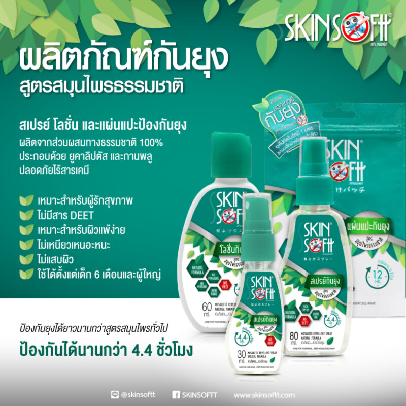 Skin Softt สกินซอฟท์ โลชั่น/เจลกันยุง 50-60 มล. - Image 3