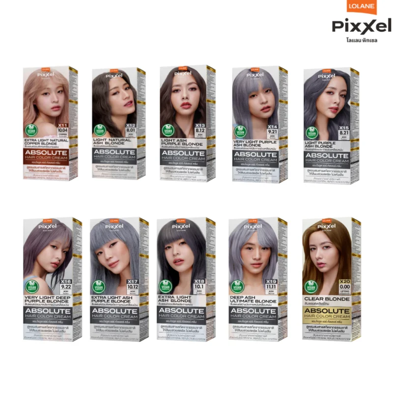 Lolane Pixxel โลแลน พิกเซล แอบโซลูต แฮร์ คัลเลอร์ 90 กรัม ครีมเปลี่ยนสีผม สีผมสวย สดชัด - Image 3