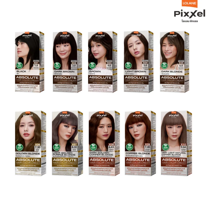 Lolane Pixxel โลแลน พิกเซล แอบโซลูต แฮร์ คัลเลอร์ 90 กรัม ครีมเปลี่ยนสีผม สีผมสวย สดชัด - Image 2
