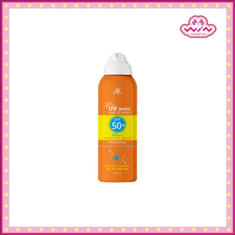 Aron อารอน ยูวีไวท์ โทนอัพ สเปรย์ SPF50+ PA+++ 100 มล.