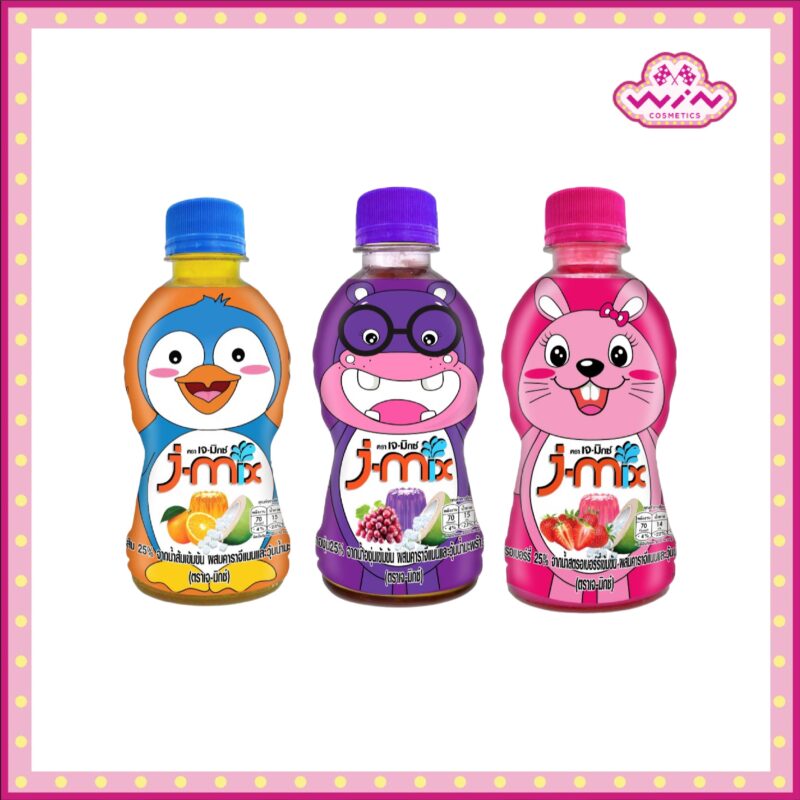 J-mix เจมิกซ์ น้ำผลไม้เยลลี่คาราจีแนน 270 มล.