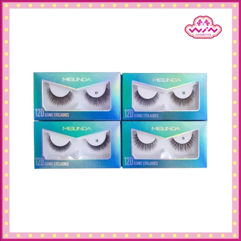 MEILINDA เมลินดา 12D Iconic Eyelashes ขนตาปลอม