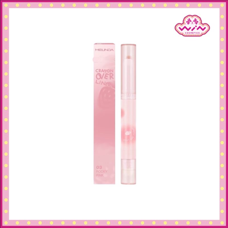 MEILINDA เมลินดา เครยอน โอเวอร์ ลิป ไลเนอร์ 1.2 กรัม #03 ป๊อกกี้ พิงค์