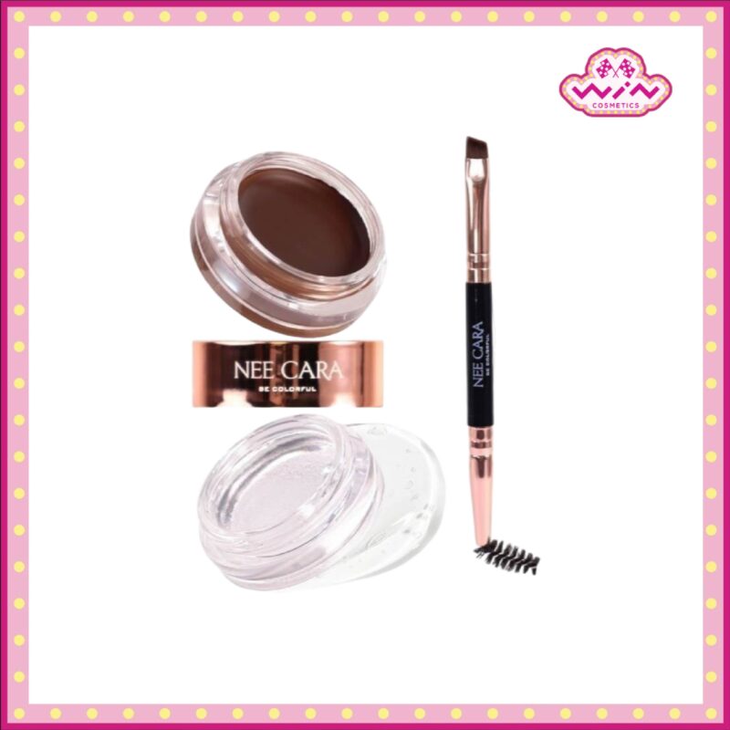 Nee Cara นีคาร่า บี คัลเลอร์ฟูล 2อิน1 บราว ฟิกเซอร์ แอนด์ บราว ครีม 4.5+3.8 กรัม