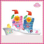 Chupa Chups จูปาจุ๊ปส์ คิดส์ เฮดทูโท 2IN1 อาบน้ำพร้อมสระ 600 มล. ครีมอาบน้ำเด็ก