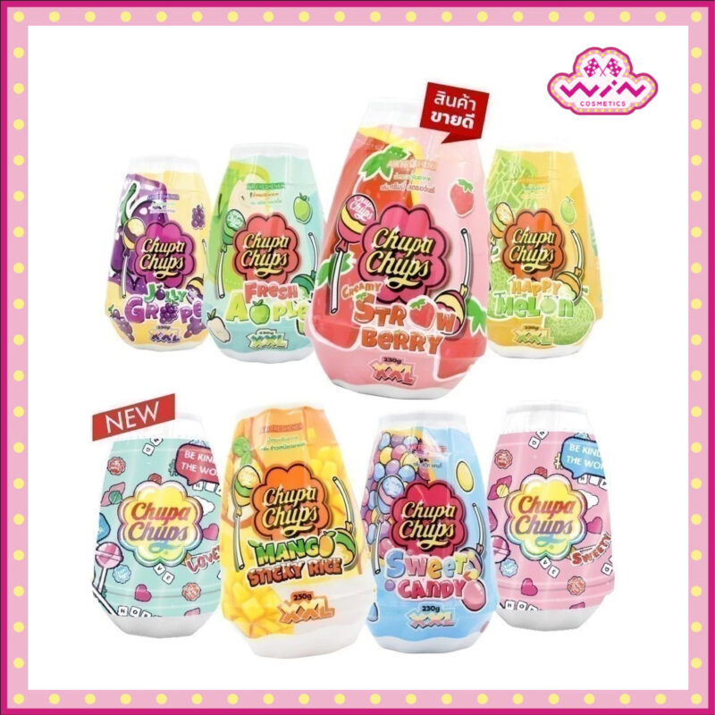 FreshTime X Chupa Chups เฟรชไทม์  จูปาจุ๊ปส์ เจลหอมปรับอากาศ 230 กรัม