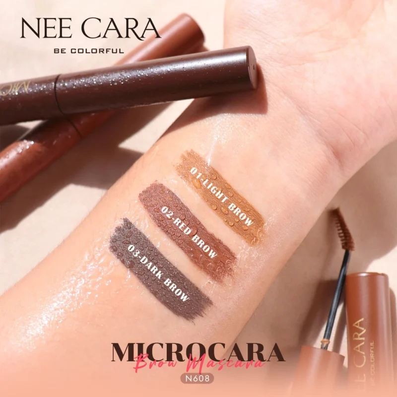 Nee Cara นีคาร่า บี คัลเลอร์ฟูล ไมโครคาร่า บราวน์ มาสคาร่า 6 กรัม #02 - Image 2