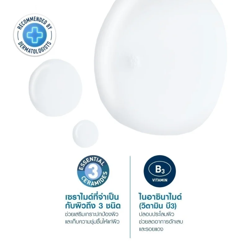 Cerave เซราวี ไมเซล่า คลีนซิ่ง วอเตอร์ 295 มล. ผลิตภัณฑ์ลบเมคอัพสูตรอ่อนโยน - Image 4