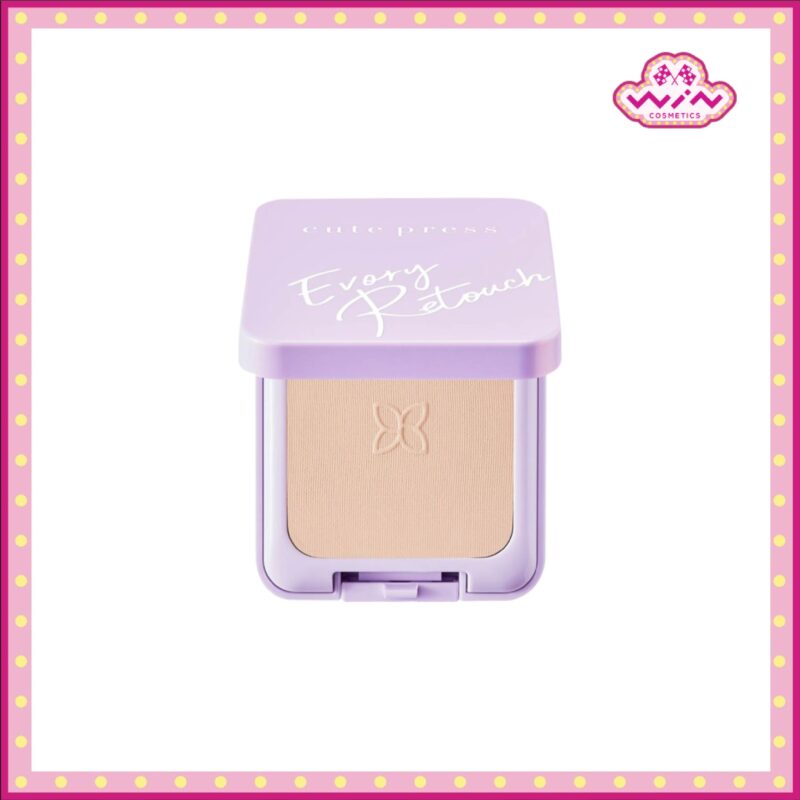 Cute Press คิวท์เพรส อิเวอรี่ รีทัช ออยล์ คอนโทรล ฟาวเดชั่น พาวเดอร์ SPF30 PA+++ 12 กรัม
