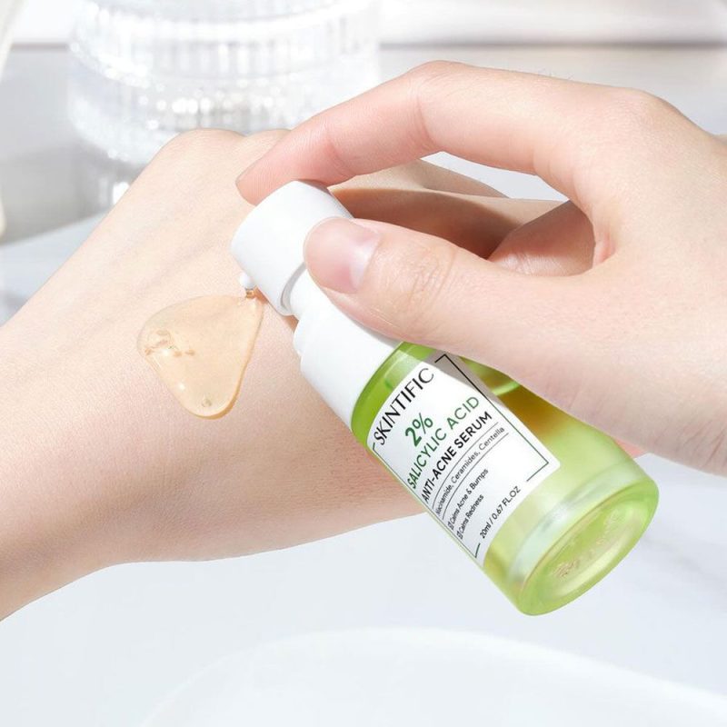 SKINTIFIC สคินทิฟฟิค 2% ซาลิไซลิก แอซิด แอนตี้ แอคเน่ เซรั่ม 20 มล. - Image 3