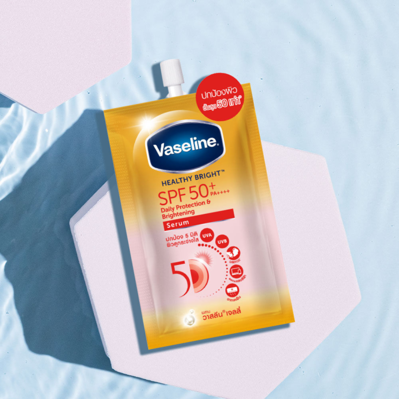 Vaseline วาสลีน เฮลธี้ ไบรท์ ซัน+โพลูชั่น เซรั่ม SPF50+ PA+++ 30 มล.