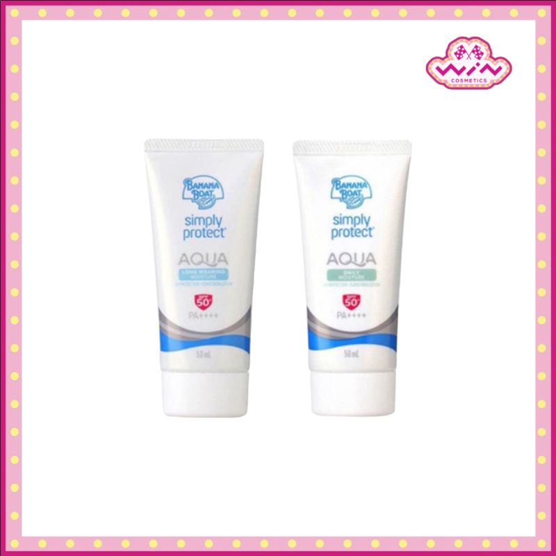 Banana Boat บานาน่า โบ๊ท ซิมพลี โพรเทค อควา ยูวีโพรเทคชั่น ซันสกรีนโลชั่น SPF50+ PA++++ 50 กรัม
