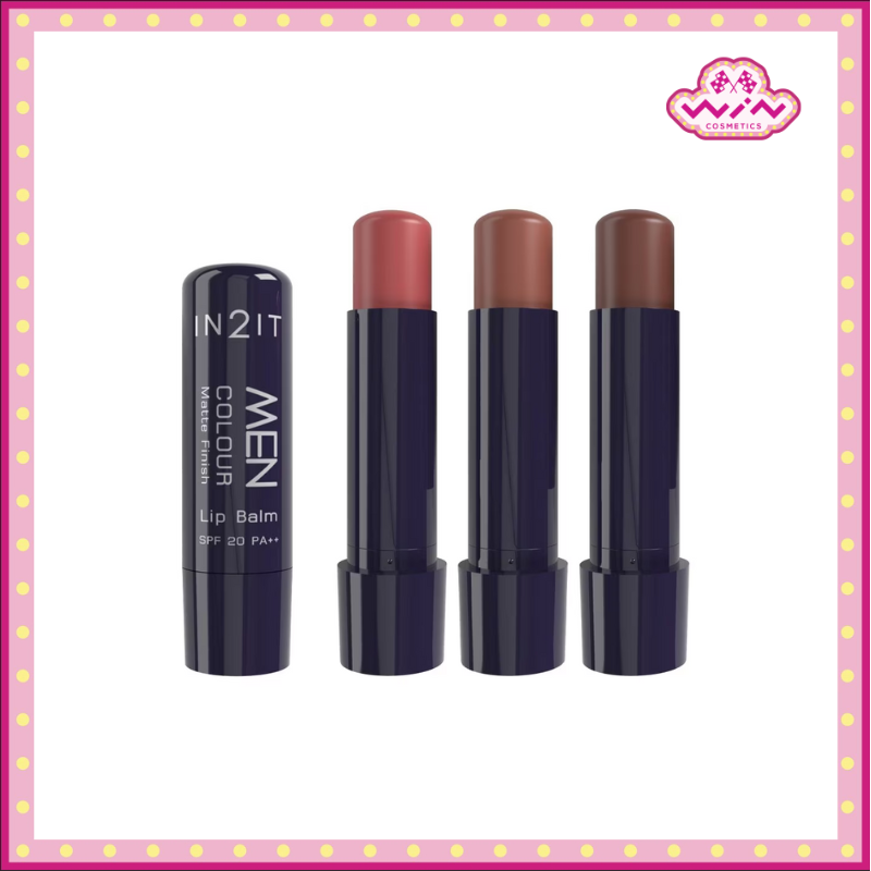 IN2IT อินทูอิท เมน คัลเลอร์ แมตท์ ฟินิช ลิปบาล์ม SPF20 PA++ 4.8 กรัม [MCBM]