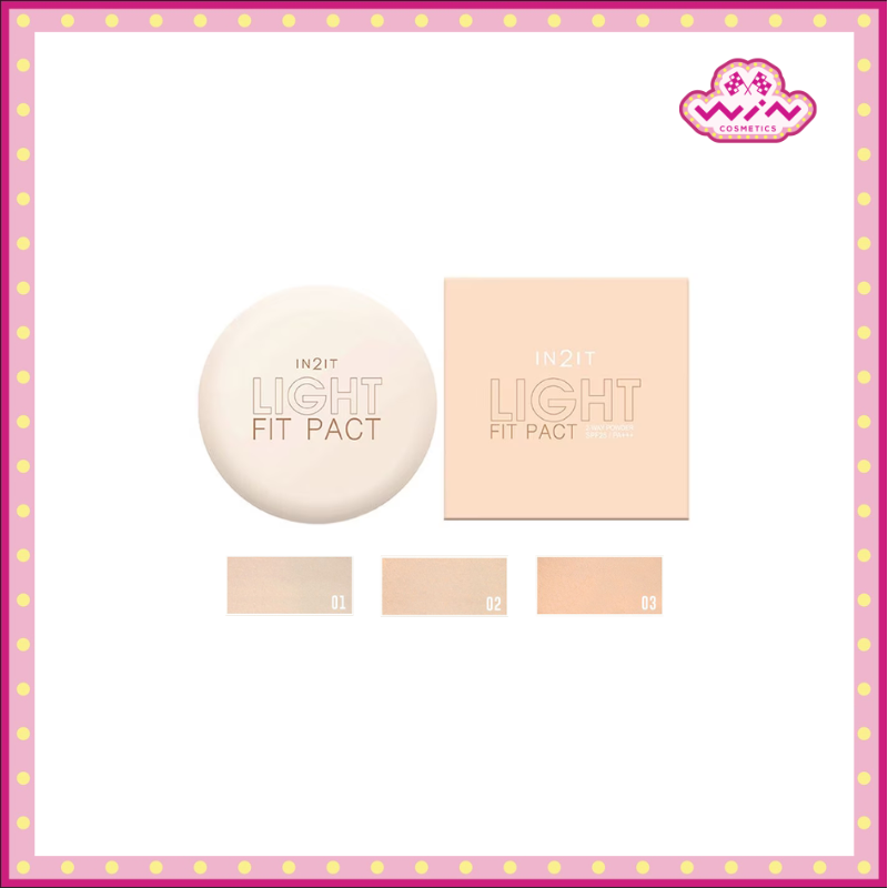 IN2IT อินทูอิท ไลท์ฟิต แพ็ค 2เวย์ พาวเดอร์ SPF25 PA+++ 10 กรัม [LFP]