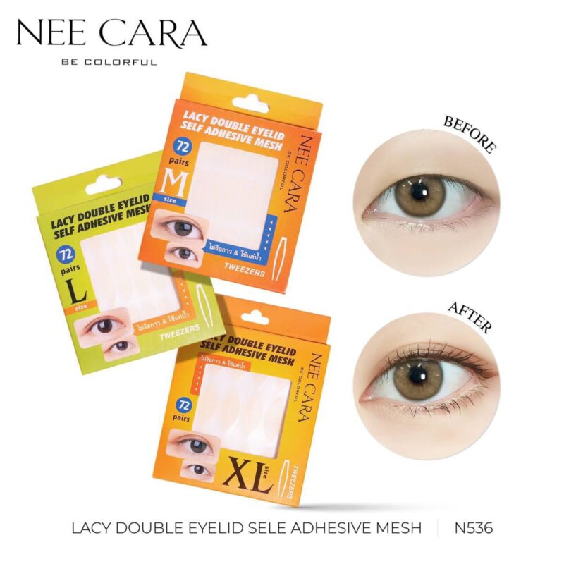 Nee Cara นีคาร่า บี คัลเลอร์ฟูล เลซี่ ดับเบิ้ล อายลิด - Image 2