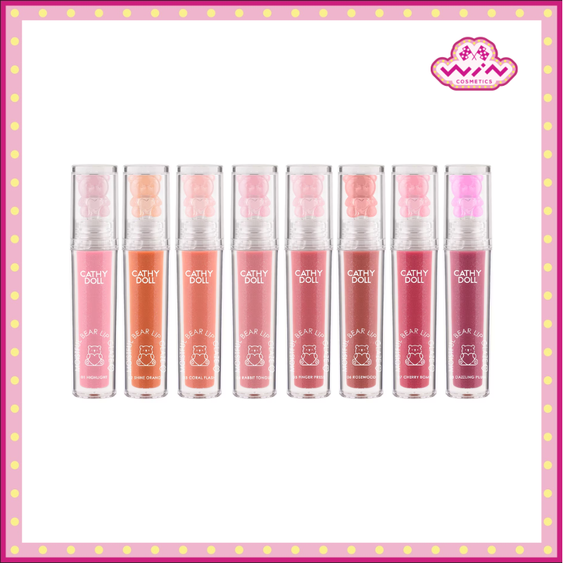 Cathy Doll เคที่ดอลล์ มอยส์ฟูล แบร์ ลิป เกลซ 2.2 กรัม