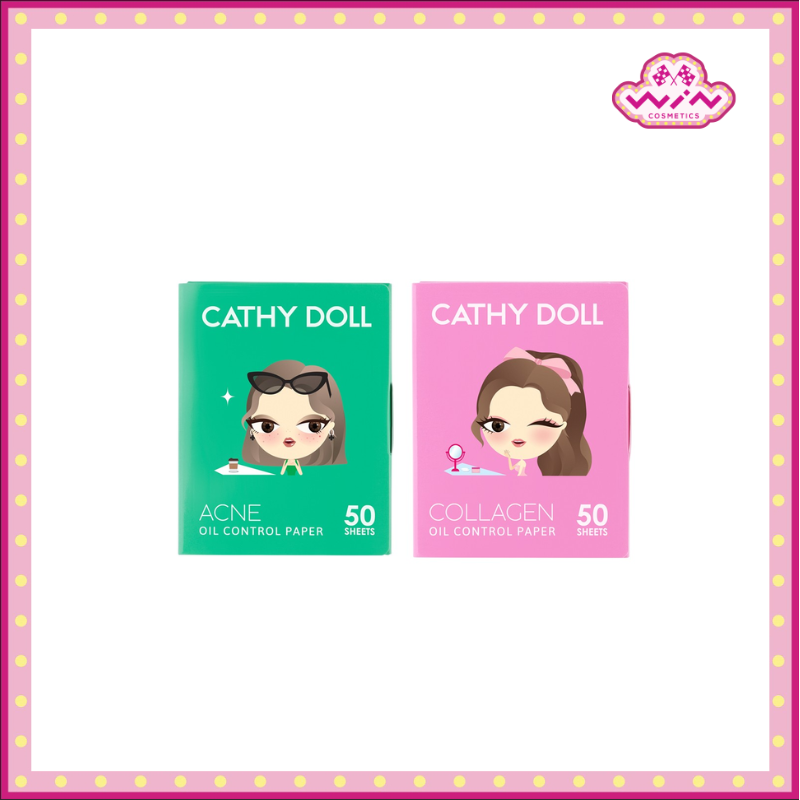 Cathy Doll เคที่ดอลล์ ออยล์ คอนโทรล เปเปอร์ 50 แผ่น