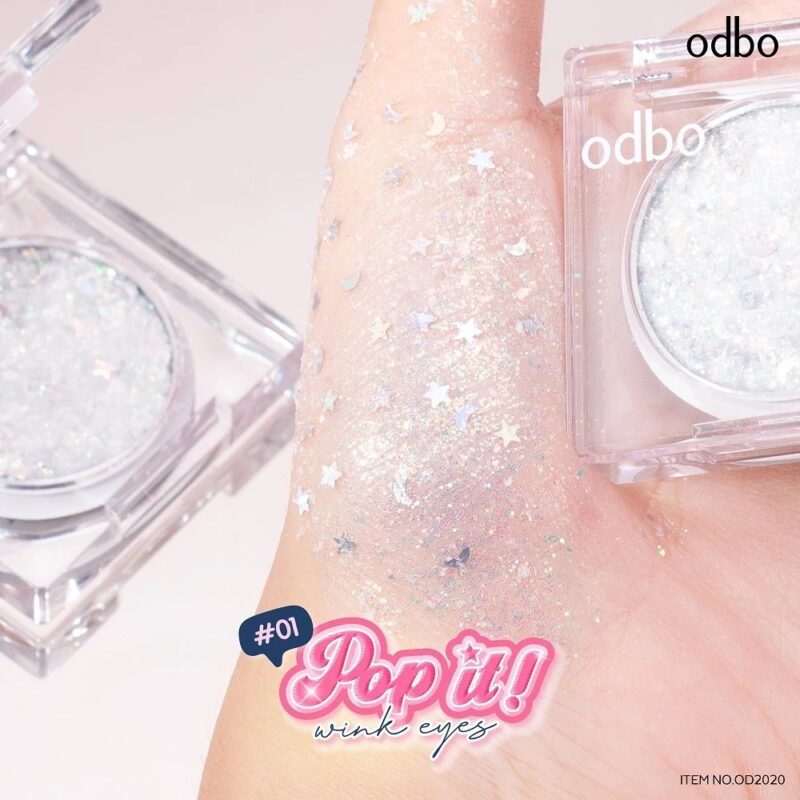 odbo โอดีบีโอ ป๊อป อิท วิ้ง อายส์ 1.8 กรัม อายแชโดว์กลิตเตอร์ - Image 3