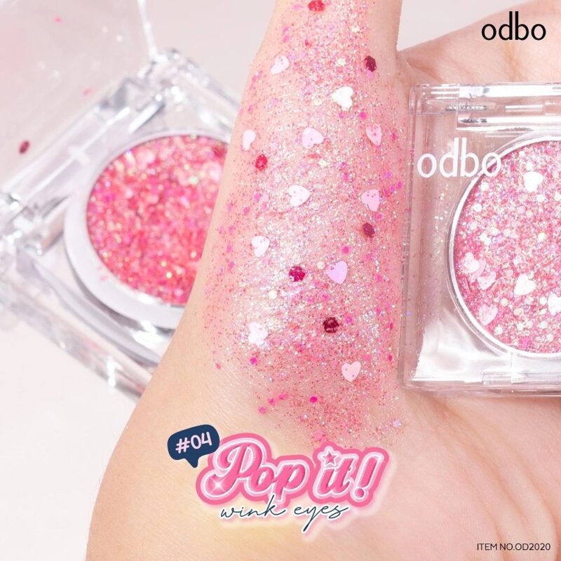 odbo โอดีบีโอ ป๊อป อิท วิ้ง อายส์ 1.8 กรัม อายแชโดว์กลิตเตอร์ - Image 6