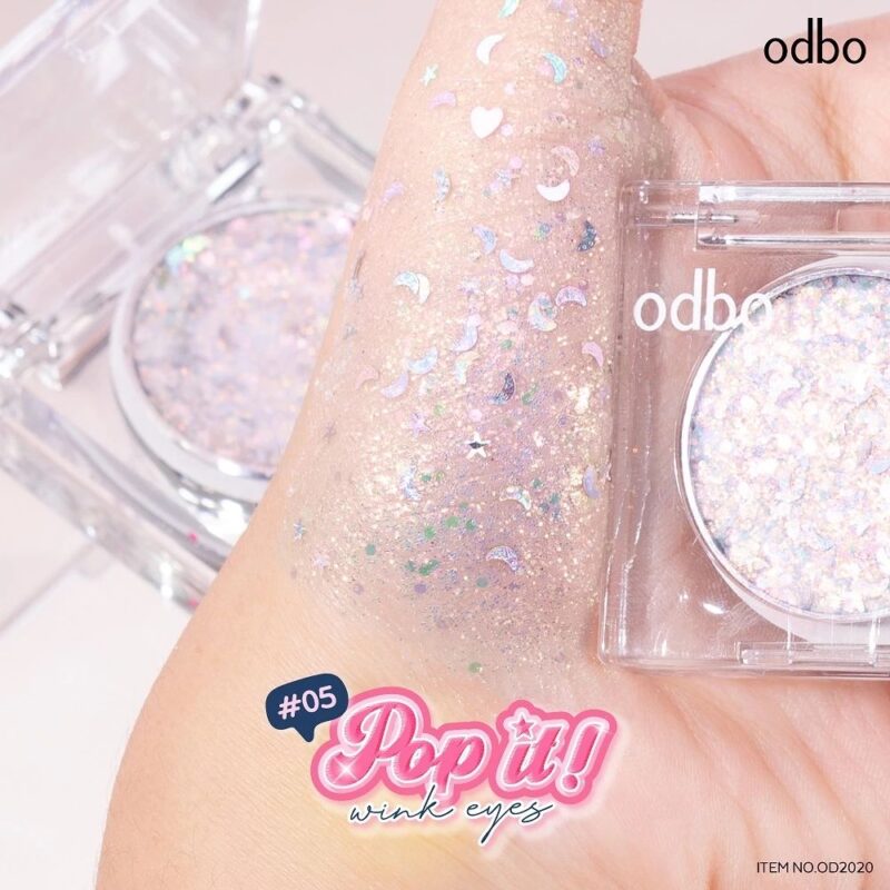 odbo โอดีบีโอ ป๊อป อิท วิ้ง อายส์ 1.8 กรัม อายแชโดว์กลิตเตอร์ - Image 7