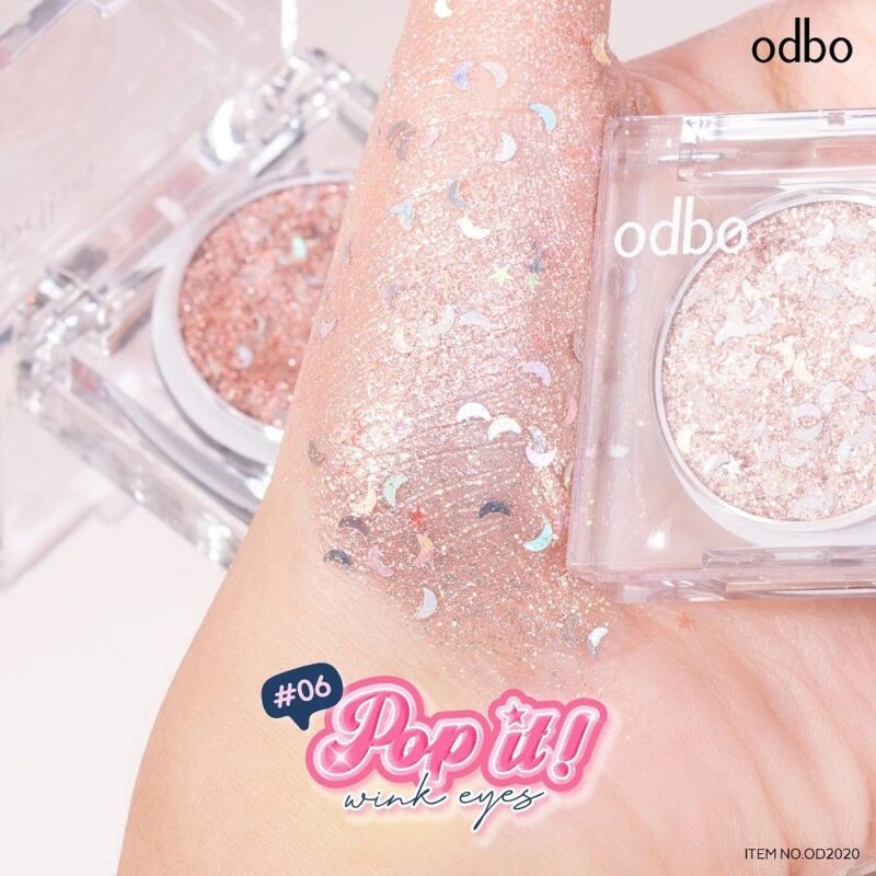 odbo โอดีบีโอ ป๊อป อิท วิ้ง อายส์ 1.8 กรัม อายแชโดว์กลิตเตอร์ - Image 8