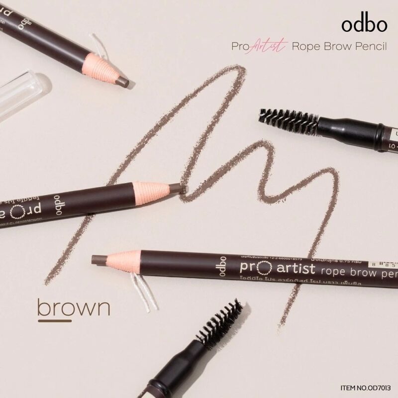 odbo โอดีบีโอ อาร์ทติสท์ โรป บราว เพ็นซิล 0.75 กรัม ดินสอเขียนคิ้ว แบบดึงเชือก - Image 4