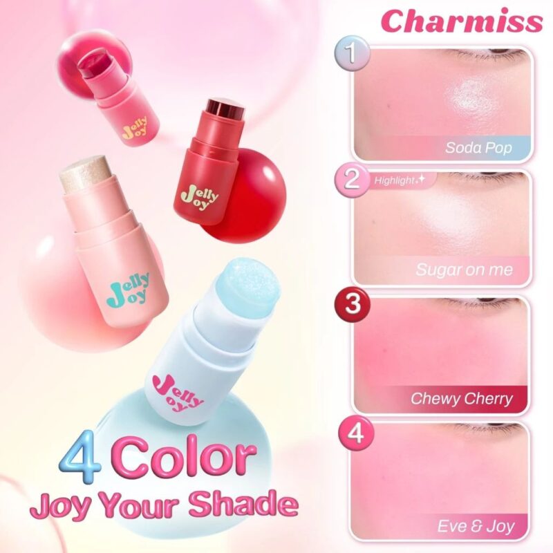Charmiss ชาร์มิส เจลลี่ จอย วอเทอร์ ทิ้นท์ บลัช สติ๊ก 5.5 กรัม บลัชออน บลัชเจล เนื้อเจลลี่ - Image 3