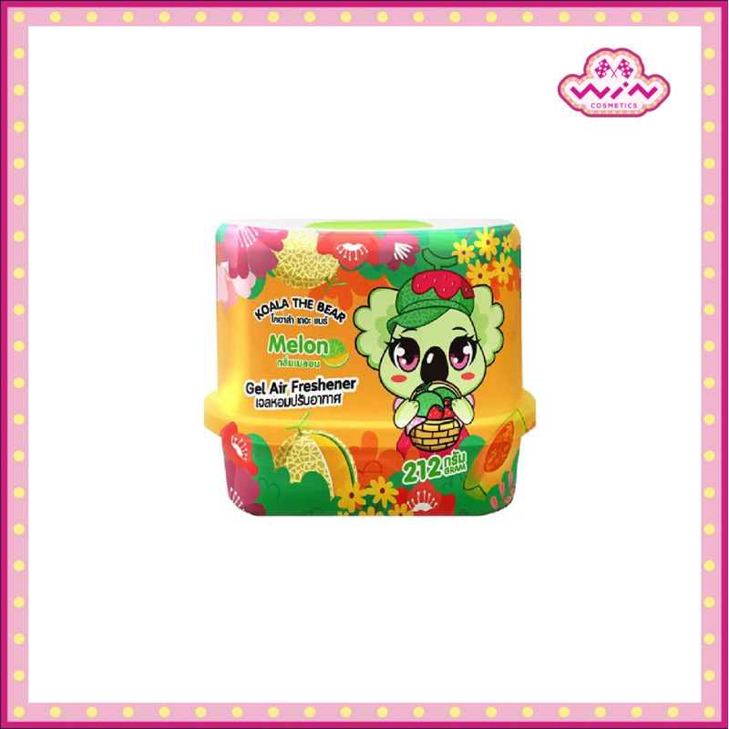 Koala The Bear โคอาล่า เดอะ แบร์ เจลปรับอากาศ กลิ่นเมล่อน (Melon) ขนาด 212 กรัม
