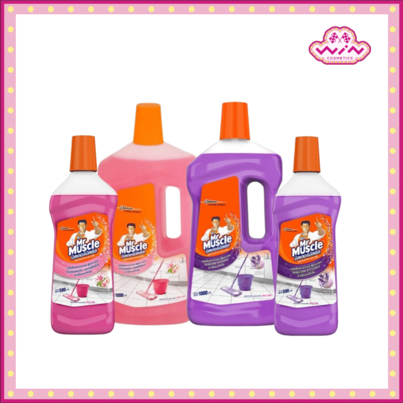 มิสเตอร์ มัสเซิล น้ำยาถูพื้น 450 มล., 1000 มล. ขจัดคราบสกปรก กลิ่นไม่พึงประสงค์