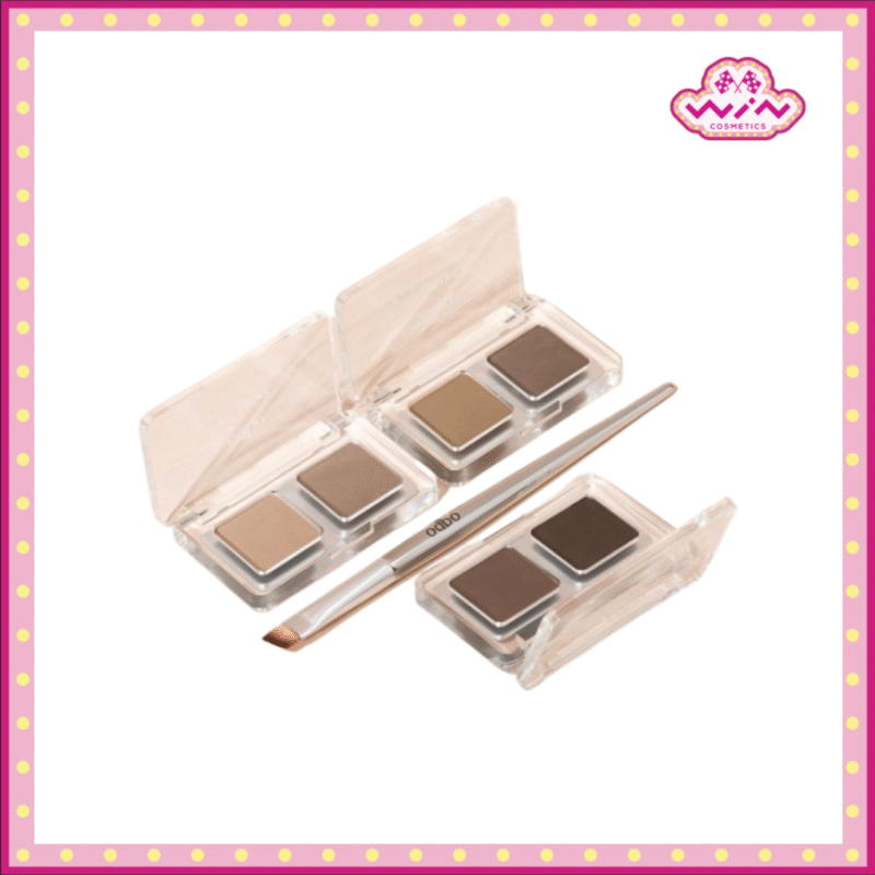 odbo โอดีบีโอ เลเยอร์ริ่ง อายบราว พาวเดอร์ 2.6 กรัม พาเลทเขียนคิ้ว ชนิดฝุ่น