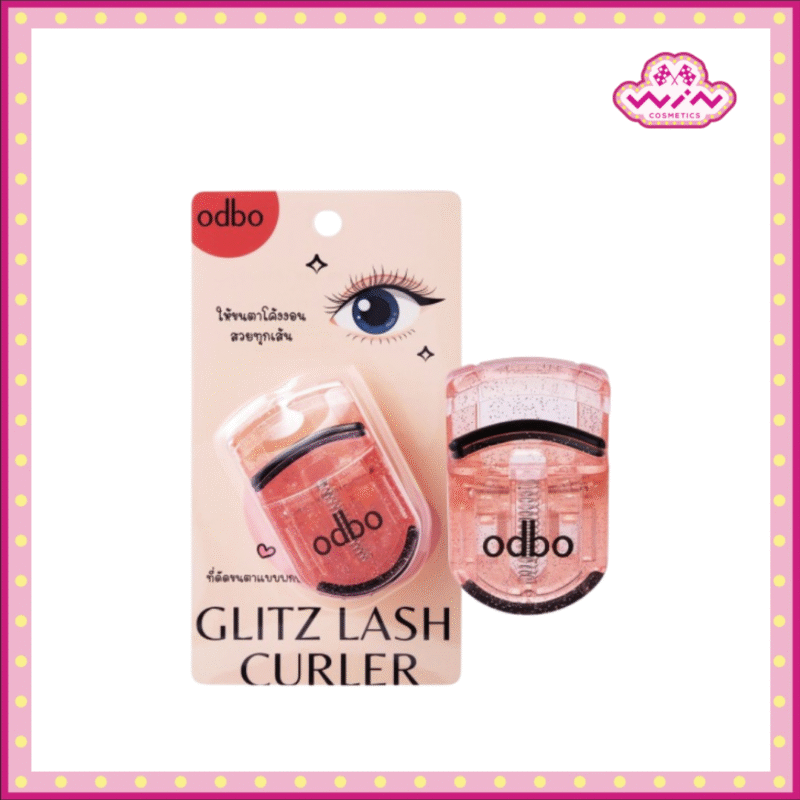 odbo โอดีบีโอ กลิตซ์ แลช เคิร์ลเลอร์ 1 ชิ้น ที่ดัดขนตาแบบพกพา