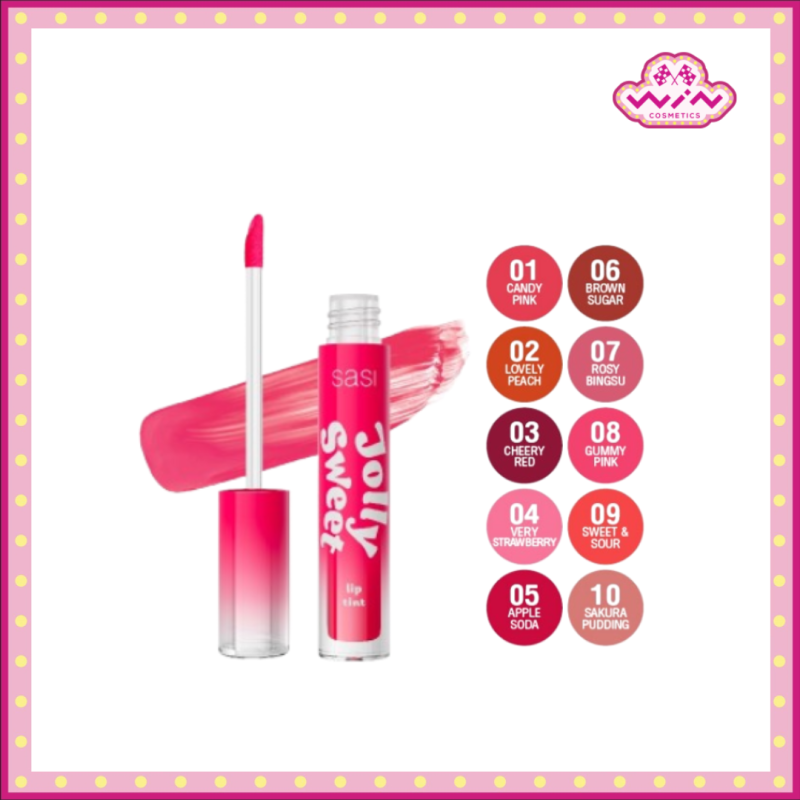 ศศิ ลิปทินท์เนื้อเจลลี่ จอลลี่ สวีท ลิป ทินท์ 10 เฉดสี