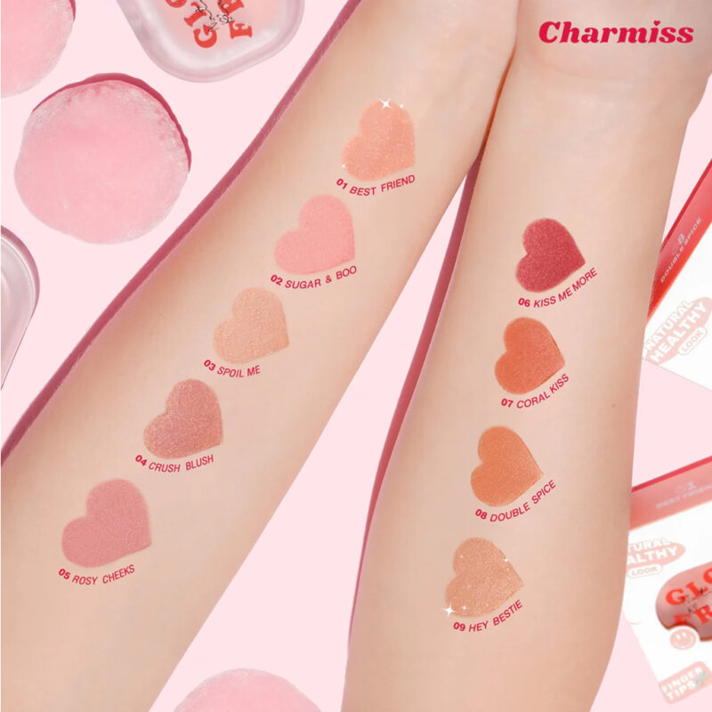 Charmiss ชาร์มิส โกลว์เฟรนด์ เนอเชอรัล บลัชออน 4 กรัม บลัชออนเนื้อโมจิ ปัดแก้ม เม็ดสีชัด - Image 2
