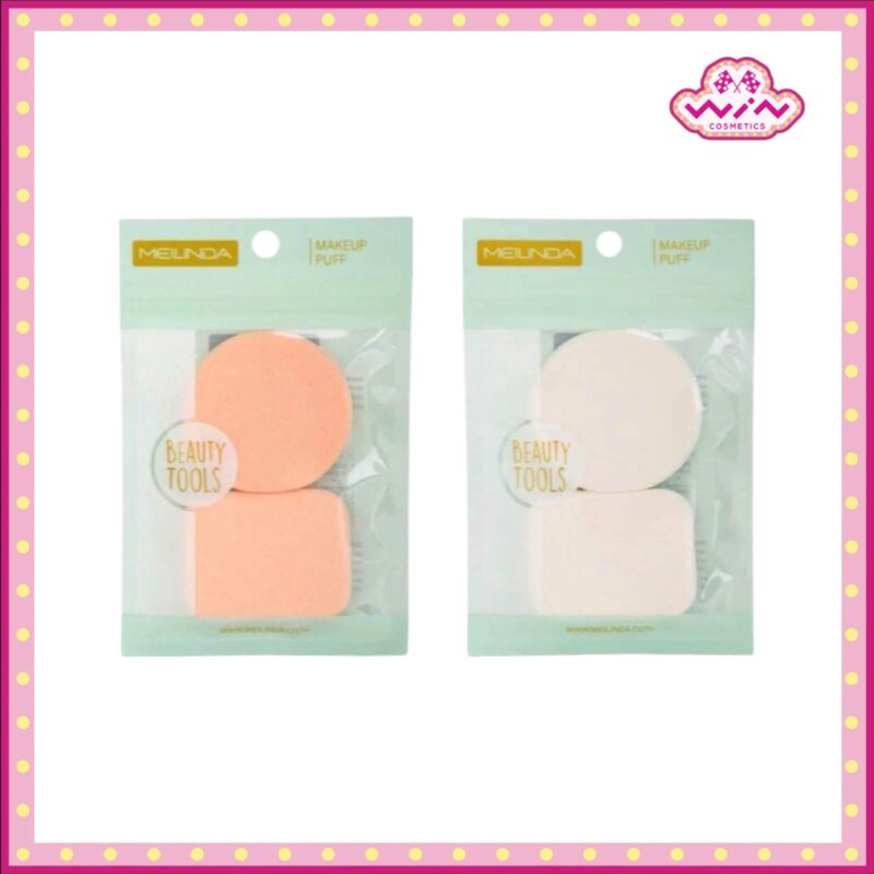 MEILINDA เมลินดา Dual Soft Powder Puff พัฟแต่งหน้า แพ็ค 2 ชิ้น