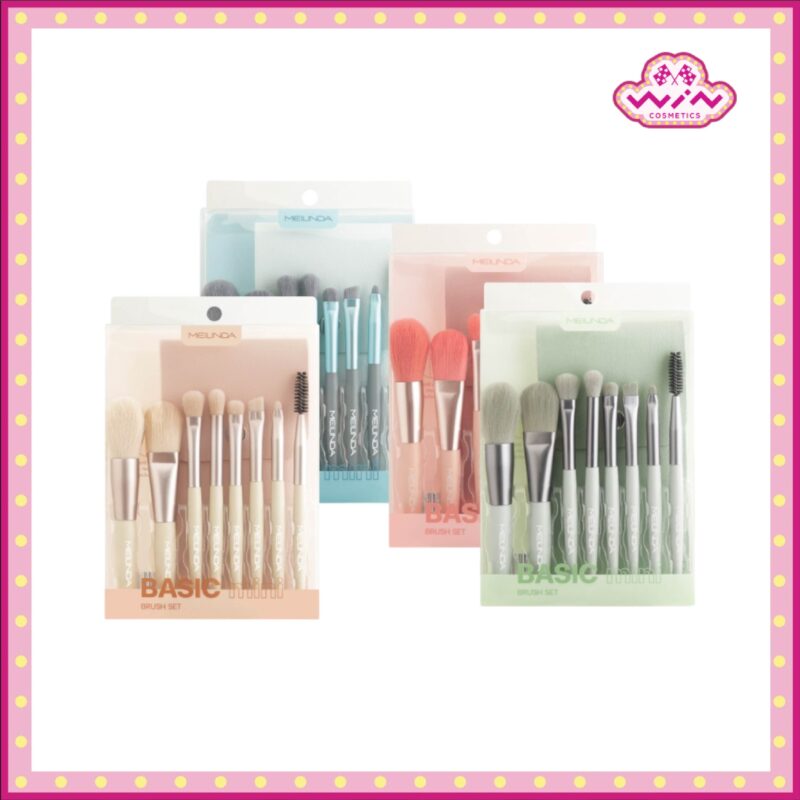 MEILINDA เมลินดา Basic Mini Brush Set คละสี