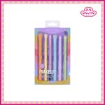 Nee Cara นีคาร่า บี คัลเลอร์ฟูล แปรงแต่งหน้า 6 ชิ้น สีพาสเทล