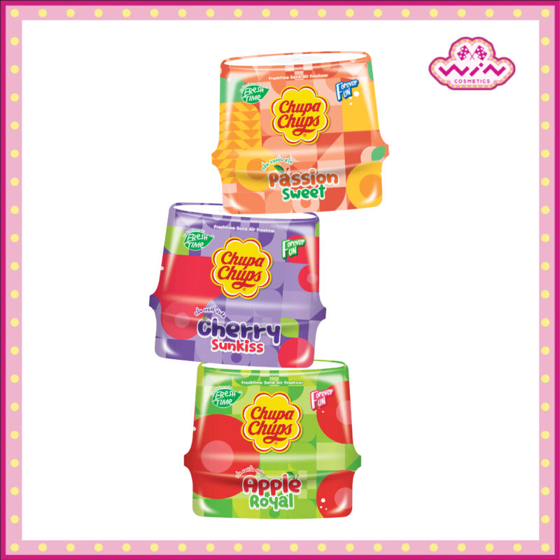FreshTime X Chupa Chups เฟรชไทม์  จูปาจุ๊ปส์ เจลหอมปรับอากาศ 180 กรัม