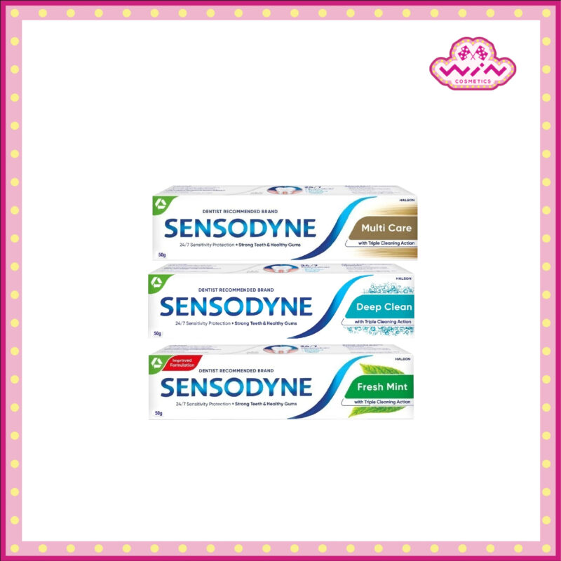 Sensodyne เซ็นโซดายน์ ยาสีฟัน ป้องกันการเสียวฟันอย่างต่อเนื่อง 50 กรัม