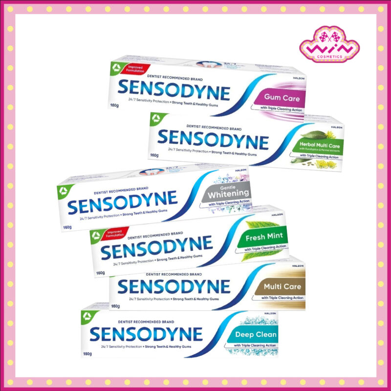 Sensodyne เซ็นโซดายน์ ยาสีฟัน ป้องกันการเสียวฟันอย่างต่อเนื่อง 160 กรัม
