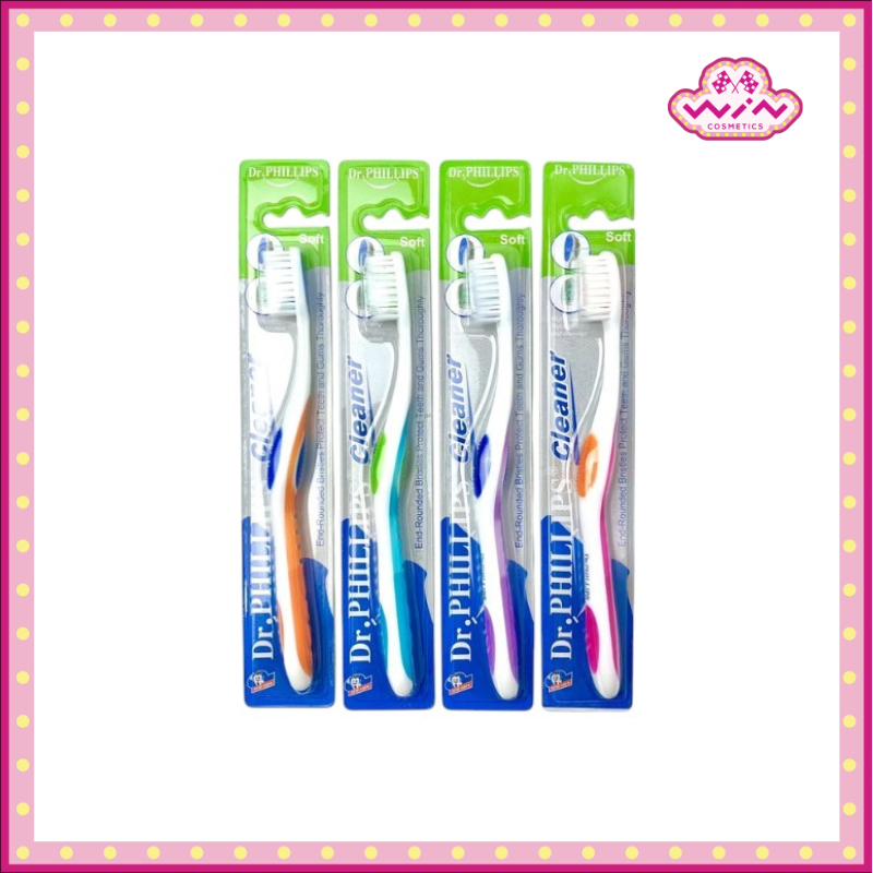 Dr.Phillips แปรงสีฟัน รุ่น Cleaner (คละสี)